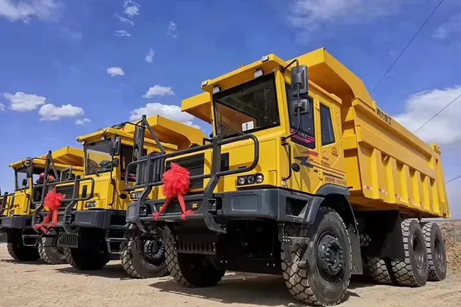 Transporte de agregados desde la cantera de Taisheng