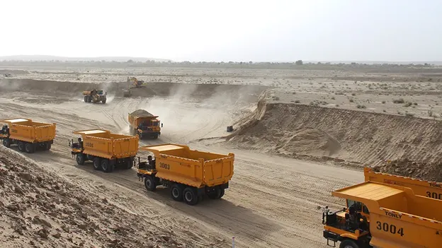 Mina de carbón del desierto de Thar en Pakistán