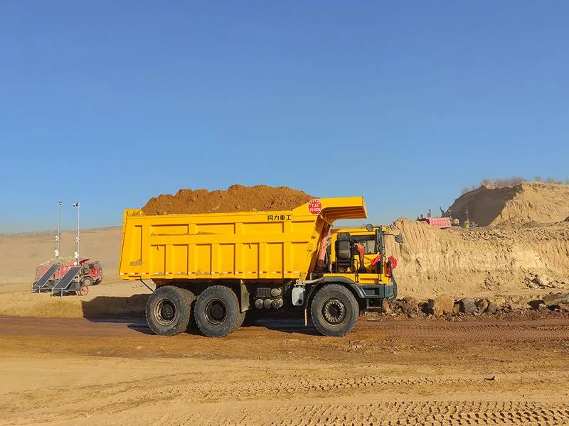 Camión volquete todoterreno diésel de 90 toneladas